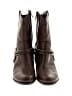 B Makowsky 100% Leather Brown Ankle Boots Size 9 - photo 2