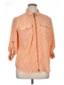 MICHAEL Michael Kors 100% Polyester Orange 3/4 Sleeve Blouse Size XL - photo 1