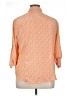 MICHAEL Michael Kors 100% Polyester Orange 3/4 Sleeve Blouse Size XL - photo 2