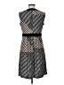 Dana Buchman Chevron-herringbone Gray Casual Dress Size M - photo 2