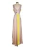 BCBGMAXAZRIA Color Block Yellow Cocktail Dress Size 4 - photo 2