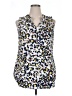 CAbi 100% Polyester White Sleeveless Blouse Size XL - photo 1