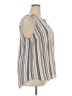 I.N. Studio 100% Rayon Stripes Ivory Sleeveless Blouse Size 2X - photo 4