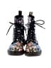Dr. Martens Floral Black Ankle Boots Size 6 - photo 2