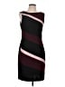 Connected Apparel Graphic Burgundy Cocktail Dress Size 10 - photo 1