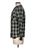 Hurley 100% Cotton Plaid Black Long Sleeve Button-Down Shirt Size M - photo 5