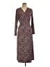 MNG Animal Print Brown Casual Dress Size 12 - photo 1