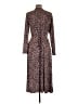 MNG Animal Print Brown Casual Dress Size 12 - photo 2