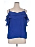 Shinestar Blue Sleeveless Blouse Size XL - photo 1