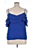 Shinestar Blue Sleeveless Blouse Size XL - photo 2