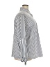 Ashley Stewart Stripes Silver Long Sleeve Blouse Size 20 Plus - photo 4