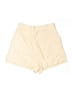 Zara 100% Polyester Solid Ivory Shorts Size L - photo 2