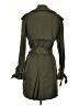 Lucky Brand Green Trenchcoat Size XS - photo 2