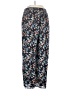 Shein 100% Polyester Floral Blue Casual Pants Size XL - photo 1