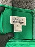 Unique Vintage Solid Green Cocktail Dress Size S - photo 7