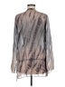Hale Bob Gray Long Sleeve Blouse Size M - photo 2