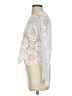 Lily 100% Polyester White Ivory Long Sleeve Blouse Size XS - photo 5