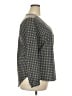 Merona 100% Polyester Gray Long Sleeve Blouse Size 2X (estimated) - photo 4
