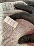 Central Park West 100% Polyester Color Block Gray Ivory Pullover Sweater Size L - photo 8