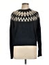 Cosmic Blue Love Chevron-herringbone Blue Pullover Sweater Size L - photo 1