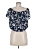 Sienna Sky 100% Polyester Blue Short Sleeve Blouse Size M - photo 2