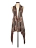 Como Black 100% Rayon Brown Cardigan Size S - photo 1