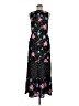 Apt. 9 Floral Black Casual Dress Size M - photo 1