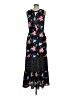 Apt. 9 Floral Black Casual Dress Size M - photo 2