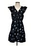 Universal Thread Print Black Casual Dress Size S - photo 1