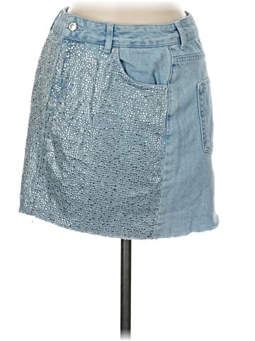 Topshop Denim Skirt (view 1)
