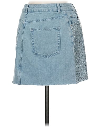 Topshop Denim Skirt (view 2)