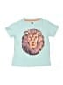 Tea 100% Cotton Print Teal Short Sleeve T-Shirt Size 3 - photo 1