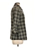 Alice + Olivia 100% Cotton Checkered-gingham Gray Long Sleeve Button-Down Shirt Size L - photo 4