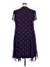 MSK 100% Polyester Polka Dots Blue Casual Dress Size 20 - photo 2