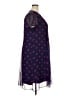 MSK 100% Polyester Polka Dots Blue Casual Dress Size 20 - photo 4