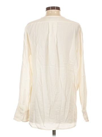 Rag & Bone Long Sleeve Silk Top (view 2)
