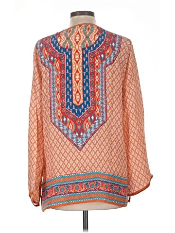 Tolani 3/4 Sleeve Silk Top (view 2)
