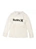 Hurley Ivory Long Sleeve Top Size 6 - 7 - photo 1