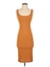 Forever 21 Solid Orange Casual Dress Size S - photo 1