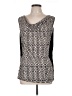 Ellen Tracy Black Sleeveless Blouse Size L - photo 1
