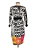 Olian Graphic Black Cocktail Dress Size S - photo 2