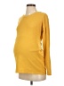 A Pea in the Pod Yellow Long Sleeve Top Size XS Maternity - photo 1