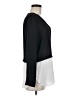 Atmosphere 100% Polyester Black Long Sleeve Blouse Size 6 - photo 4