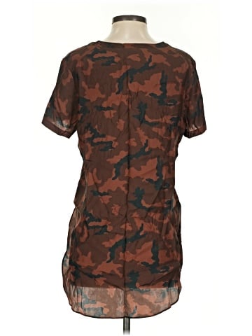 Acrobat Short Sleeve Silk Top (view 2)