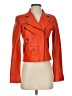 Truth and Pride 100% Leather Orange Leather Jacket Size XS - photo 1