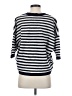 Zara Stripes Silver Pullover Sweater Size S - photo 2