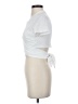 Luel Studio 100% Cotton White Short Sleeve Top Size P (petite) - photo 5