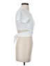 Luel Studio 100% Cotton White Short Sleeve Top Size P (petite) - photo 4