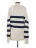 Velvet by Graham & Spencer Stripes Ivory Pullover Sweater Size S - photo 2