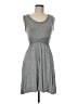 Max Studio Solid Gray Casual Dress Size M - photo 1